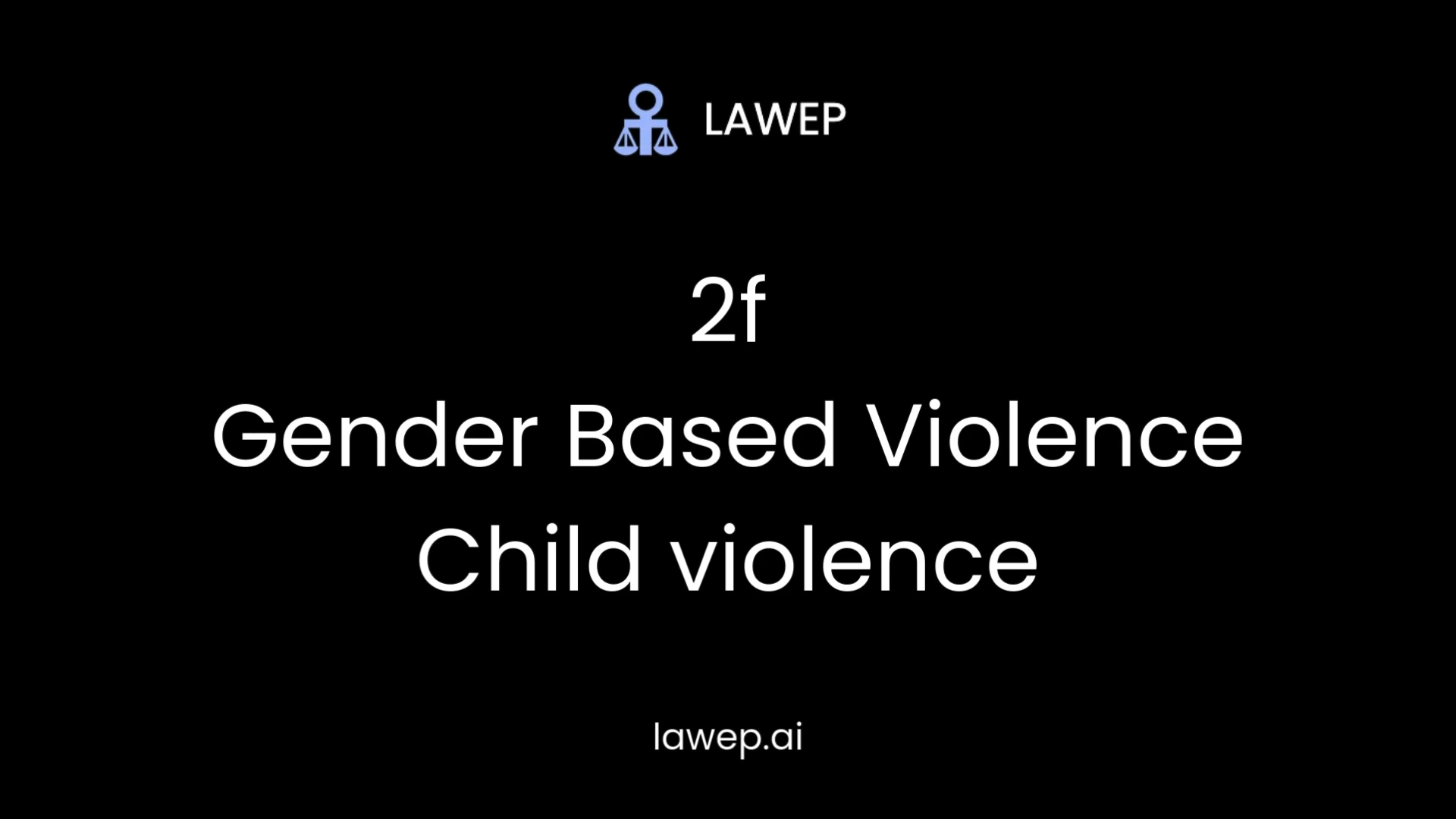 Child violence