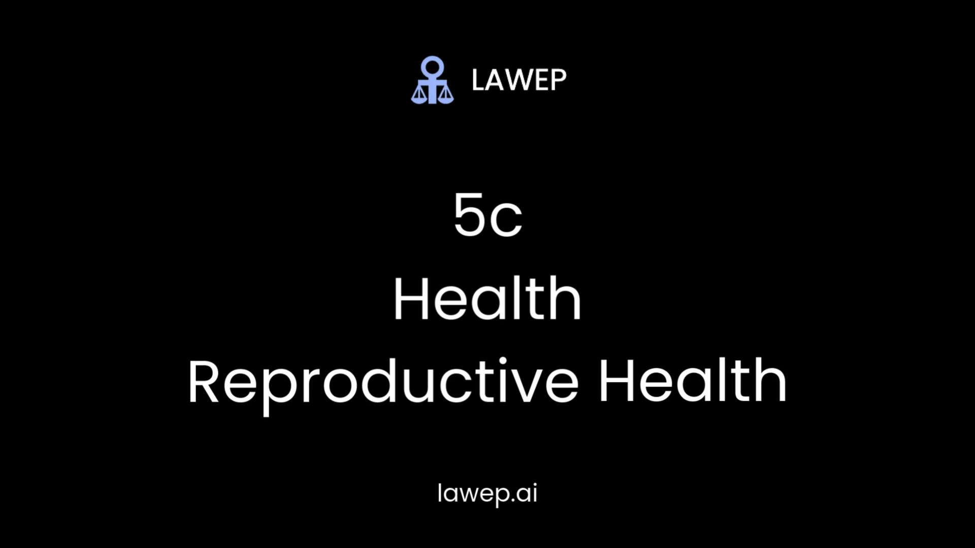 Reproductive health